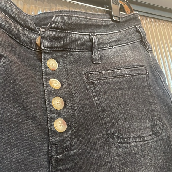 Pilcro high-rise slim black jeans - Picture 2 of 5